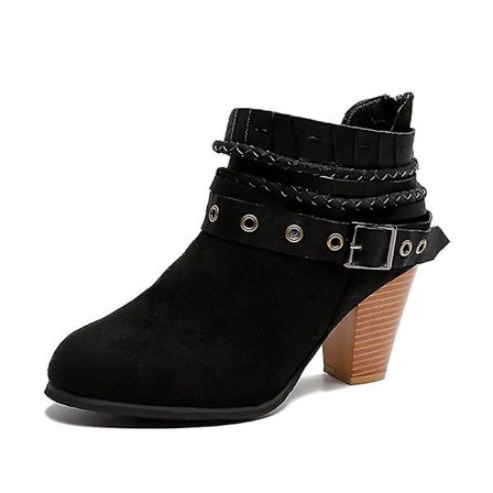 Naisten korkeavartiset mokkanilkkurit vetoketjulla W