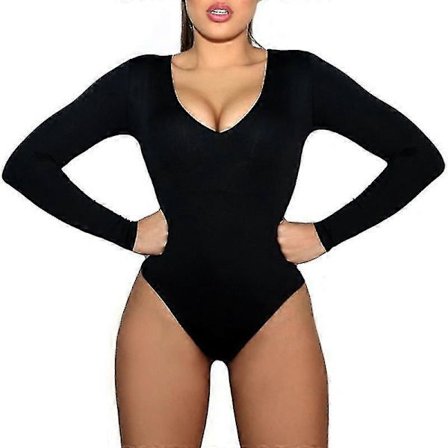 Skims Kim Kardashian Hel Shapewear med Lange Ærmer, Maveformende Trusser, Høj Kompression Faja Dame Korset Bbl Timeglas Bånd Sort 2024 Seneste