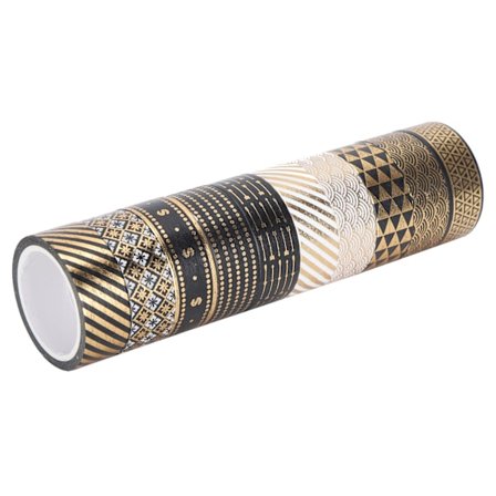 10 st Washi-tejp för Scrapbook Journal Planners Tryck Dekorativa DIY-hantverksmaterial