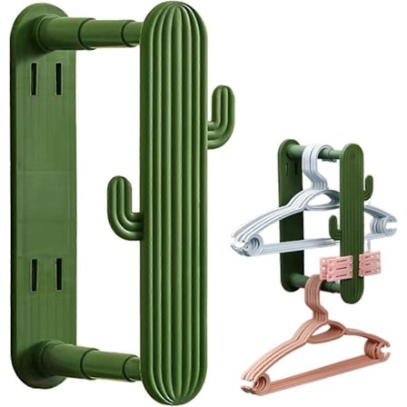 Bøjleorganisator, Vaskemaskine Bøjle Opbevaringsstativ, Selvklæbende Bøjleholder til Vaskerum i Skabet