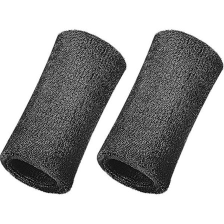 6 tum handledsskydd Sport handledsskydd Elastiska atletiska handledsskydd för sport Svart 1 par