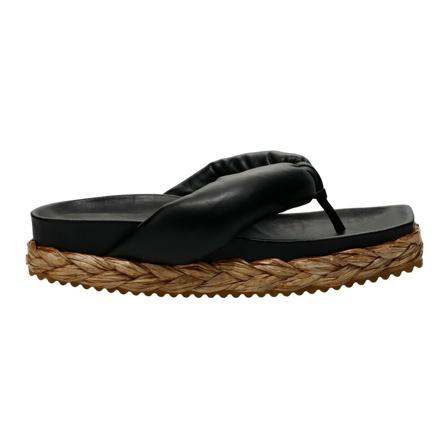 Freequent, Flat Sandals Czarny, Kobieta, Rozmiar: 39 EU