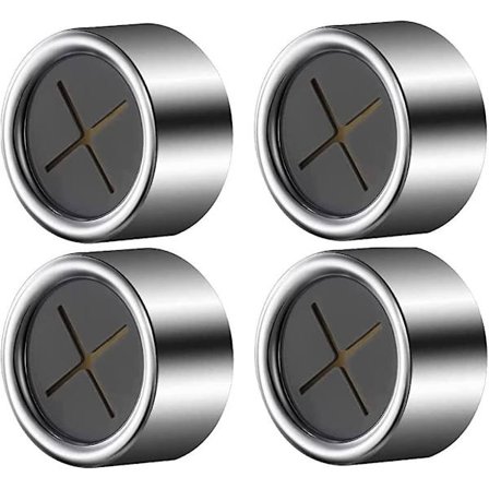 4 Pieces Kitchen Towel Hooks Round Adhesive Dish Towel Hook Premium Chrome