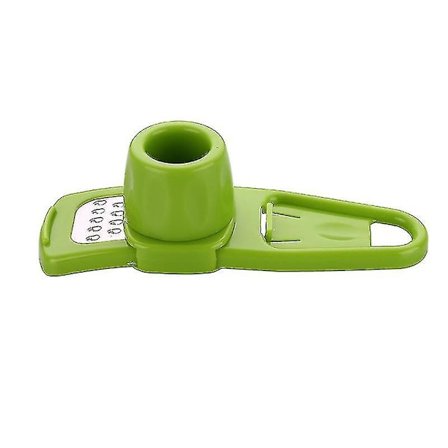 Ingefær Rivjern Knuser Skærer Kværn Hakker Hvidløgskværn Presse. (grøn) 1 stk)