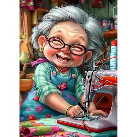 Diamond Art Malersæt til Voksne, 5D DIY Gem Art Sæt Diamantmaling til Begyndere, 30x40 cm (Grøn Grå Brun) Hjemmevægsdekoration Gaver