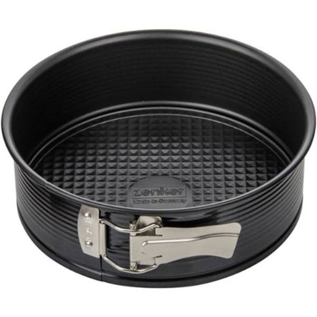 Springform, kakform, bakformar, rund form, rund kakform, stål, svart, 20 x 20 x 6,5 cm