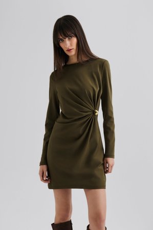 Malina - Mailey mini dress - S - Olive
