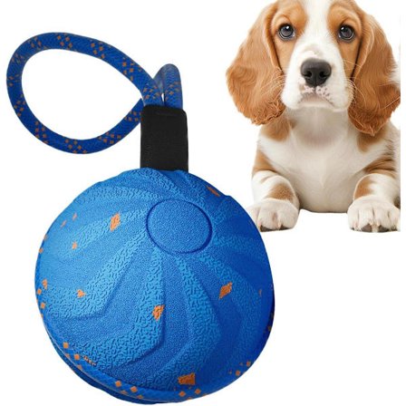 Interaktiv Hundelekeballe Automatisk Rullende Vanntett Intelligent Hundeleke Mot Kjedsomhet for Valper Små og Store Hunder og Trening
