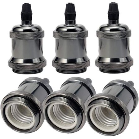 Edison-lampeholder, keramisk lampeholder, industriell retroadapter
