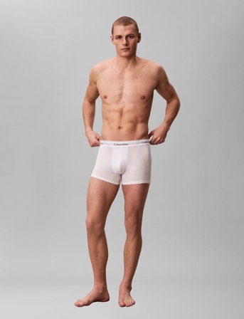 Calvin Klein Trunk 3Pk - White - XL