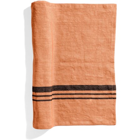 Top drawer Bordløper LIFT i lin, stripe, Dry Terracotta