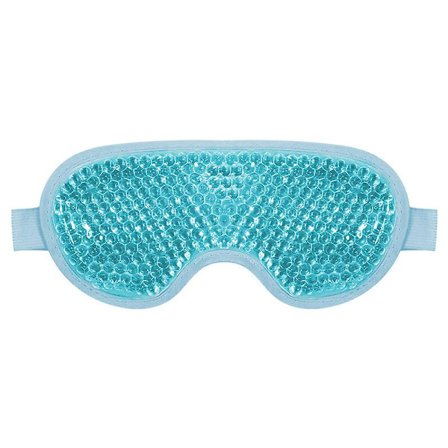 Återanvändbar ögonmask, isögonmask för svullna ögon/mörka ringar/migrän/stresslindring, varm med mjuk plyschbaksida, sovmask