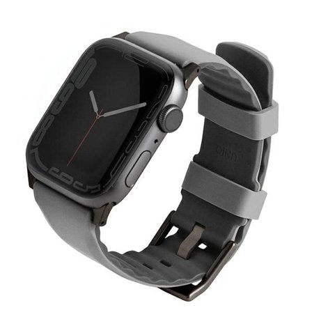 Uniq Linus armband för Apple Watch 1/2/3/4/5/6/7/8/SE/SE2 38/40/41mm - grå