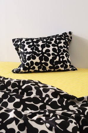 Jotex - Putetrekk Putetrekk Økologisk Hvit/svart - KNOTA - Kjøp Putevar hos Jotex