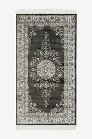 KM Home - Viskoosimatto Casablanca - Harmaa - Sileät matot - 80X250 - - Homeroom