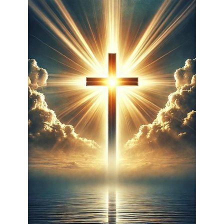 Jesus Kors Diamant Kunst Sæt til Voksne, Runde 5D Diamant Maleri Sæt til Begyndere, DIY Fuld Drill Diamant Prikker Malerier Billede Hjem Vægdekoration