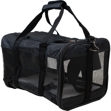 Selected by ZOO - Bæreveske Airline Super, S, 38x25,5x22cm, Svart - Hund - Hundebur & transportvesker - Hundevesker & ryggsekker - ZOO.no