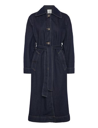 Mango | Long Rinse-Wash Denim Trench Coat | XS