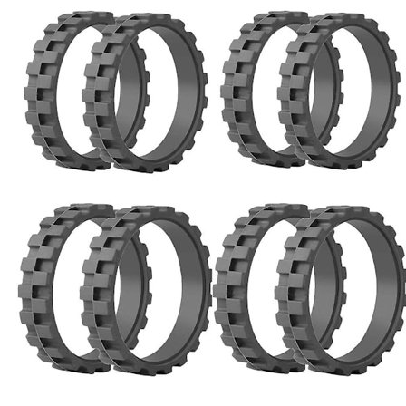 Vaihdettava kumi Roomba Irobot 5/6/7/8/9 I7 E3 E5 -sivupyörän korvaaminen