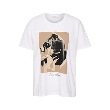 Kaffe T-Shirts Hvid, Dame
