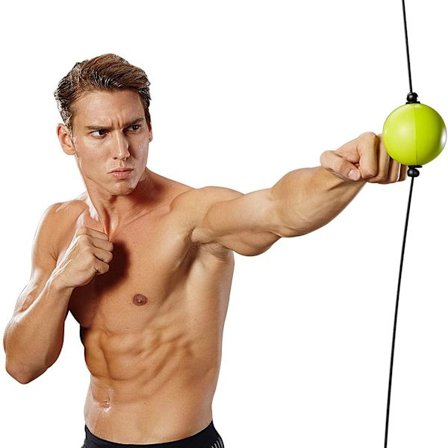 Boxningsboll Speed ​​Reflex Training Ball Speed ​​Punching Fitnessboll med sugkoppar