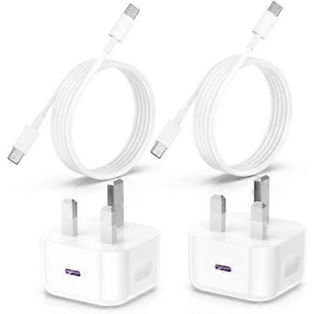 2 kpl iPhone 15 16 Laturi ja kaapeli, PD 20W USB C -pikalaturi seinälaturi 2M tyypin C - USB C -pikalatauskaapelilla SZRH A-N_ 5 5
