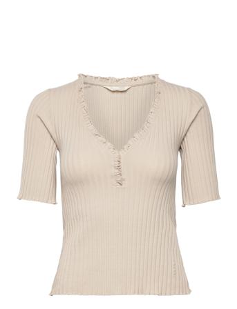Rylie Ss Top Cream ODD MOLLY