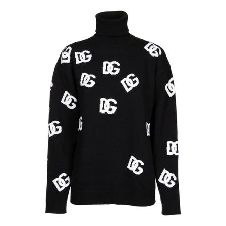 Dolce & Gabbana Turtlenecks Sort, Dame Rullekraver