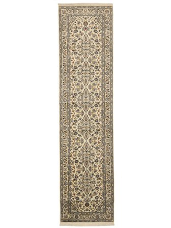 Tapis Kashan 100X397 De Couloir (Laine, )
