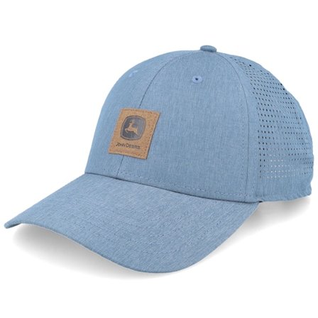 John Deere - Blå adjustable Keps - Performance Poly Cap Navy Adjustable @ Hatstore