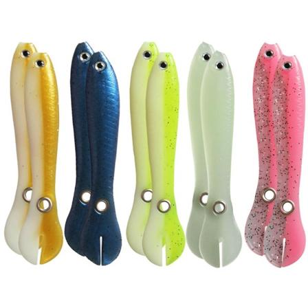 10 stk 10cm 6g myke fiskesluk Loach myk agn Myk padlehale Fiskebadelokk for bassørret