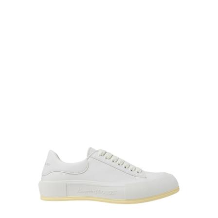 Alexander McQueen Deck Plimsoll Sneakers Hvid, Herre, Størrelse: 45 1/2 EU
