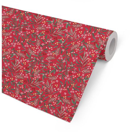 HEDLUNDS OF SWEDEN Julpapper 57cmx154m Skimmia - Lyreco - Emballage och lagerutrustning - Presentinslagning - Presentpapper och Julpapper