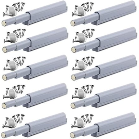 Trykk-åpne magnetiske låser Trykk-åpne magnetiske låser Åpne og lukk døren med et enkelt trykk (10 stk) (hy)