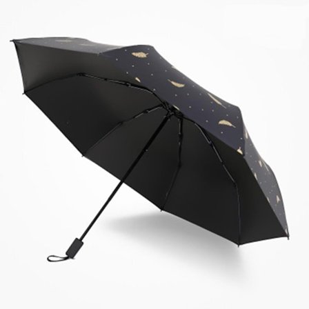 Praktiskt & Hållbart Paraply (Golden Feather)