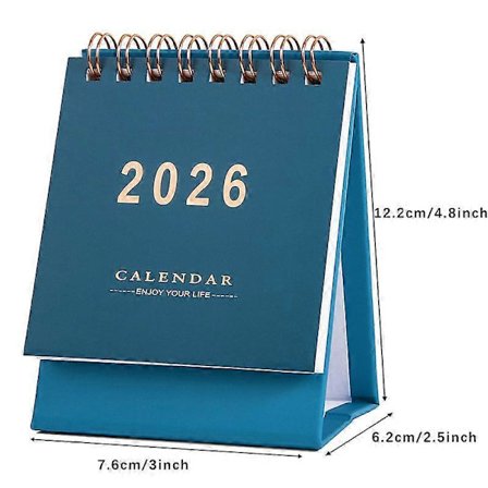 Mini Kalender Mini Skrivebordskalender 2026 Kalenderpapir For Arbeidsområde Skole Kontor