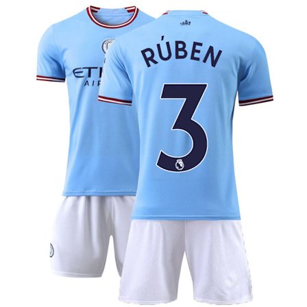 2223 Manchester City Hjemmedraktsett #3 RUBEN DIAS Drakt 28