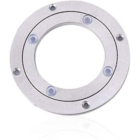 Sculpture Base Tabletop Rotation 360 Degree Ball Bearing Aluminum Turntable Tv Stand (size : 6inch)