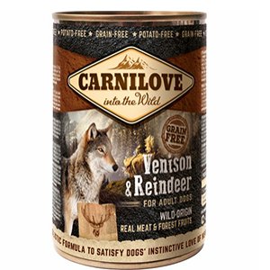Carnilove Dog Våtfoder, Ren & Hjort, 400g
