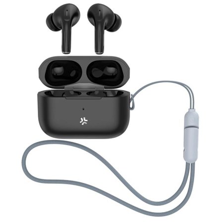 Celly Harmony True Trådløse Bluetooth In-Ear Hovedtelefoner ANC+ENC - Sort