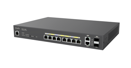ENGENIUS Switch full managed Layer2+ 12 Port • 8x 1 GbE • PoE Budget 130W • 8x PoE at • 2x GbE, 2x SFP • 13 • ECS1112FP • EnGenius Cloud