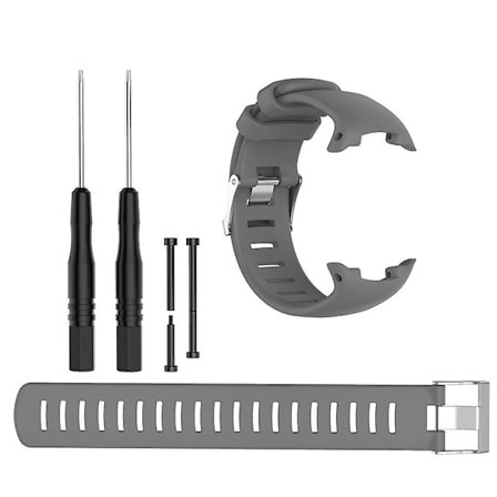 för SUUNTO-D4 D4i-NOVO Watch Justerbart Silikonband Armband Armband