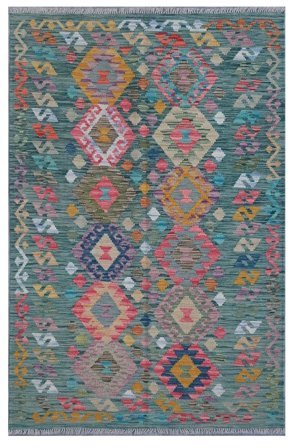 Kilim Afghan Old Style Rug Oriental (Wool, Afghanistan)