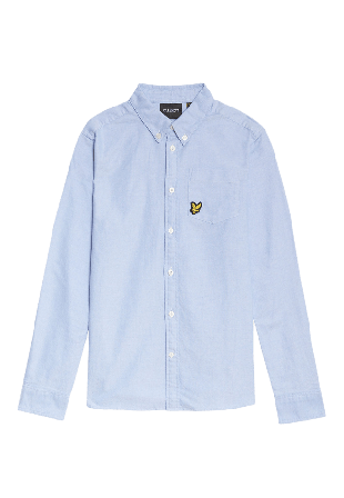 Lyle & Scott Oxford Shirt Skjortor blusar Herr Blå 164/170