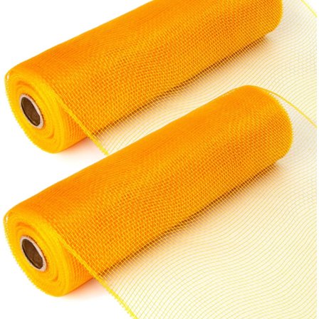 2 rullar gult guld mesh , 10 tum x 30 fot (10 yard) per rulle,