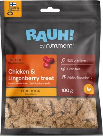 RAUH! Chicken Lingonberry Treat 100 g