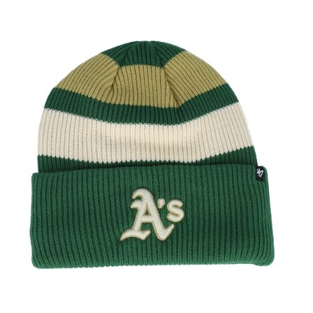 47 Brand - MLB Green cuff Beanie - Oakland Athletics Clubhouse Jennings 47 Beanie Eden Cuff @ Hatstore