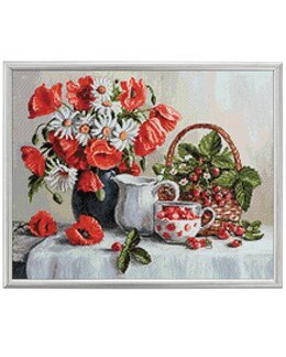 Diamond painting Blumen - WizardiArt