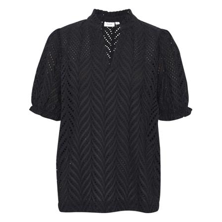 Saint Tropez PolineSZ Bluse Sort, Dame