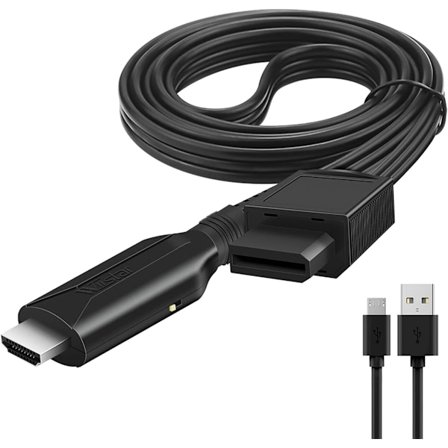 Højkvalitets splinterny Wii til HDMI 1M(3.2FT) Kabel Konverter, 1080P/720P Wii HDMI Adapter Output Video Audio Wii HDMI Konverter S